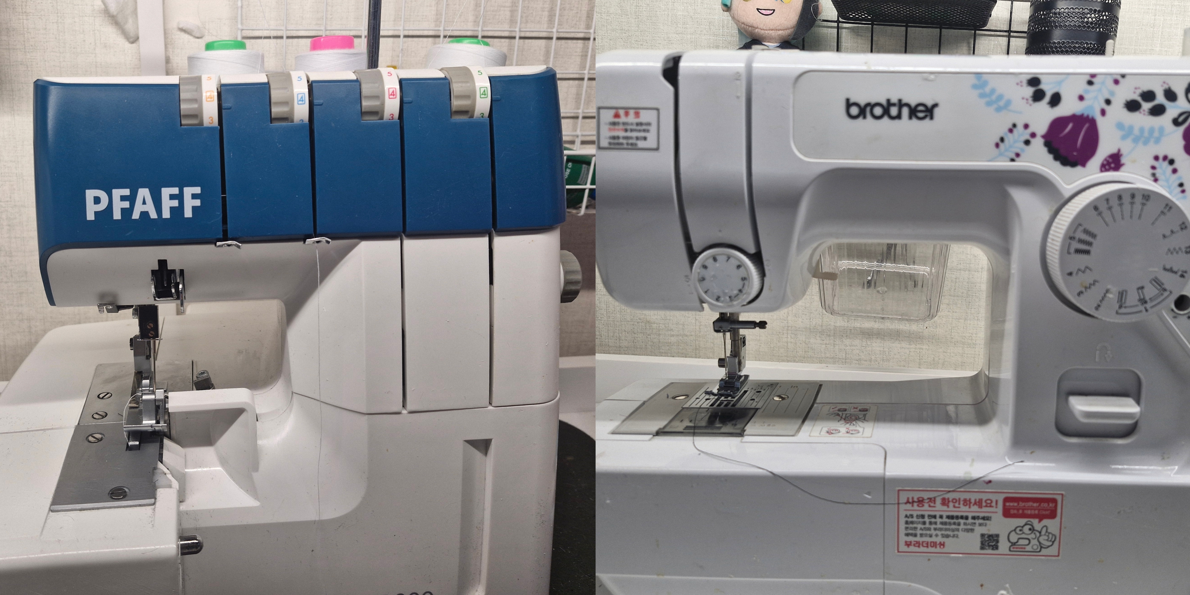 PFAFF admire 1000 싱거 준공업 오버록  JA1400 부라더 재봉틀 예약판매