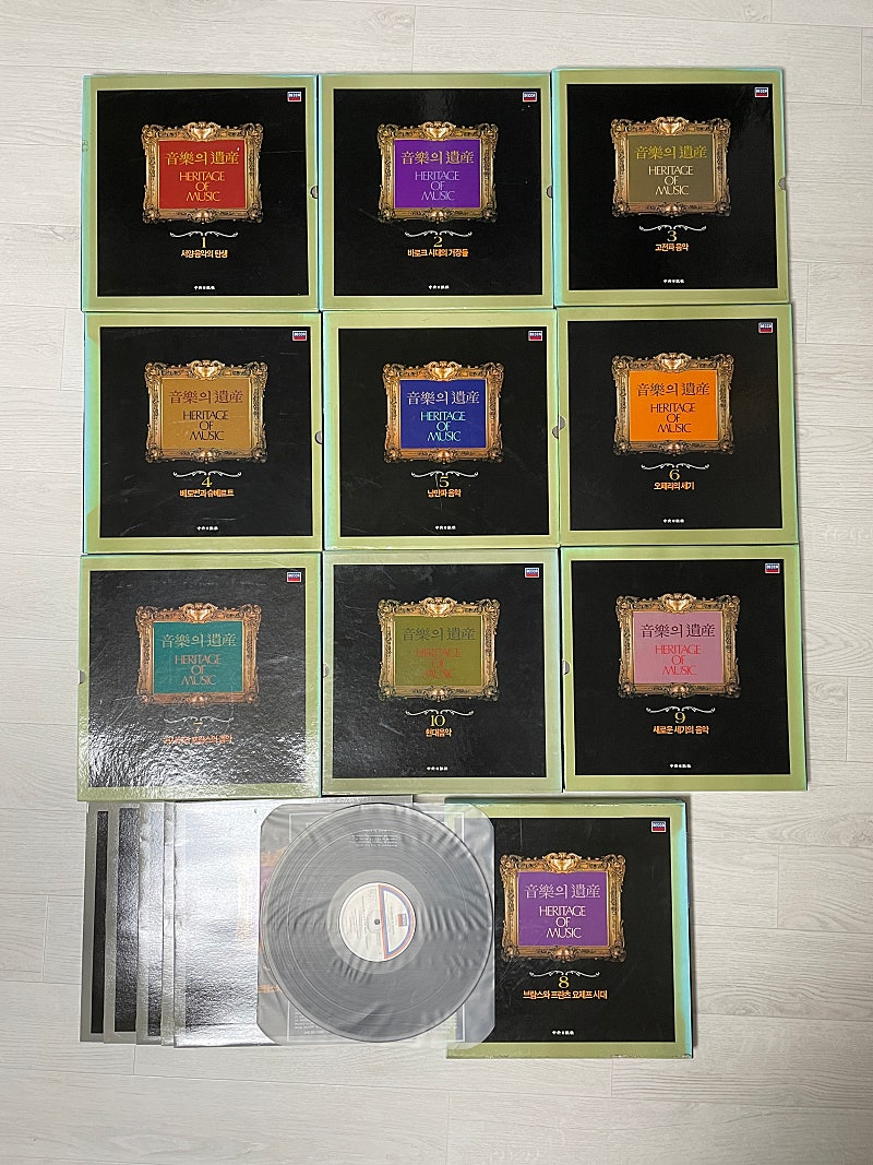[판매] 중앙일보사 “음악의 유산” LP판 (DECCA) 60장