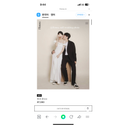플로뉴 퍼스트드레스 화이트m