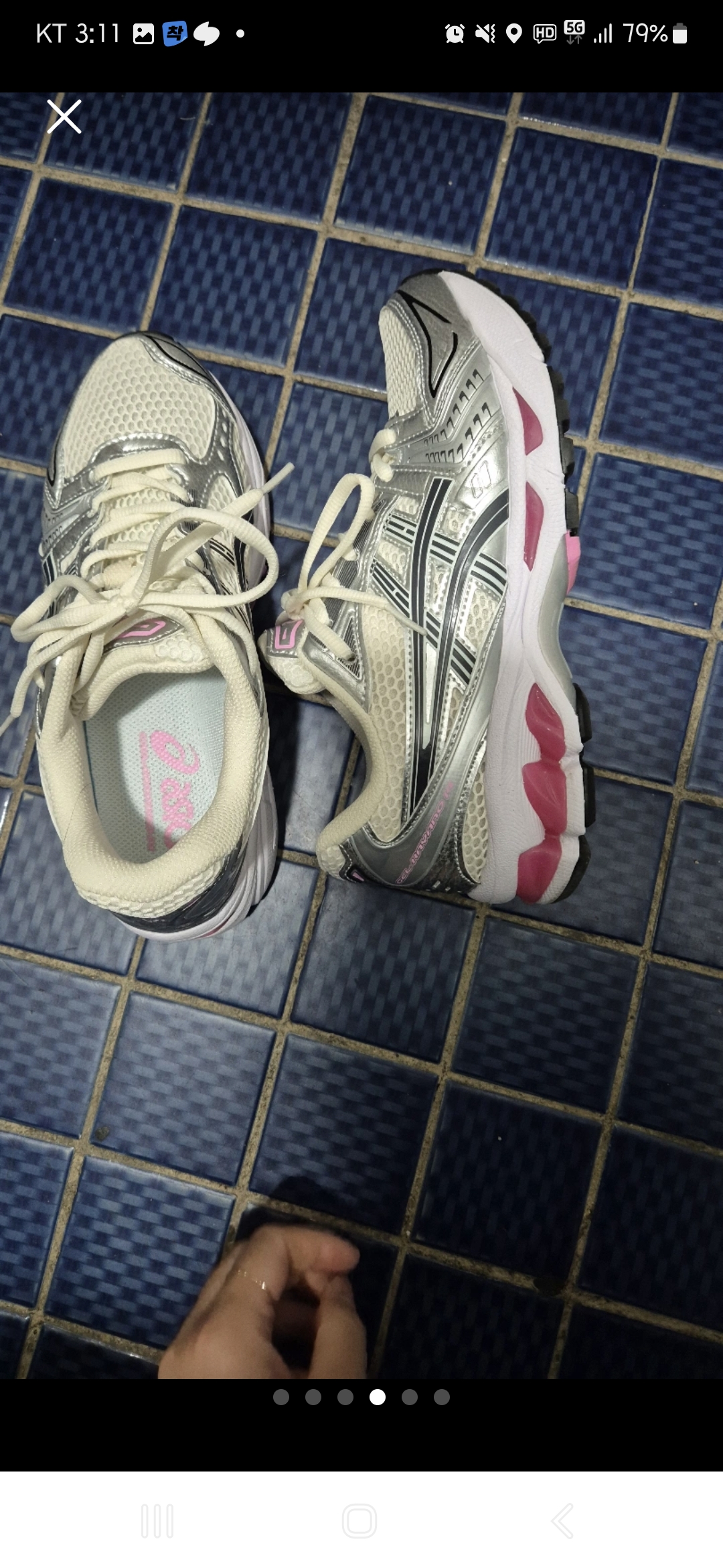 아식스젤카야노14크림스위트핑크
