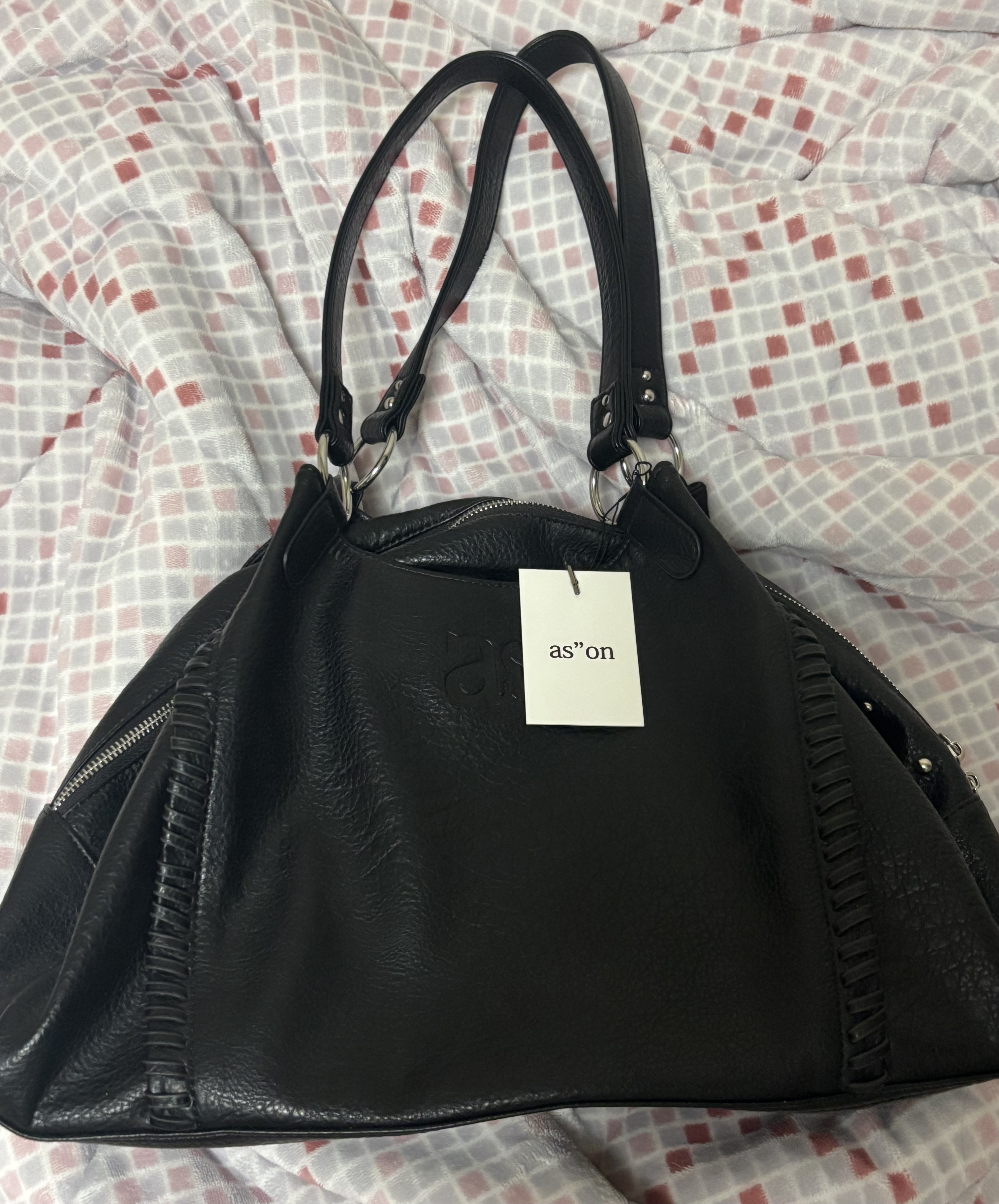 애즈온 보니타 빅백 블랙