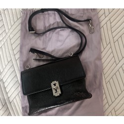 분크 토크 바케트백 블랙 미니