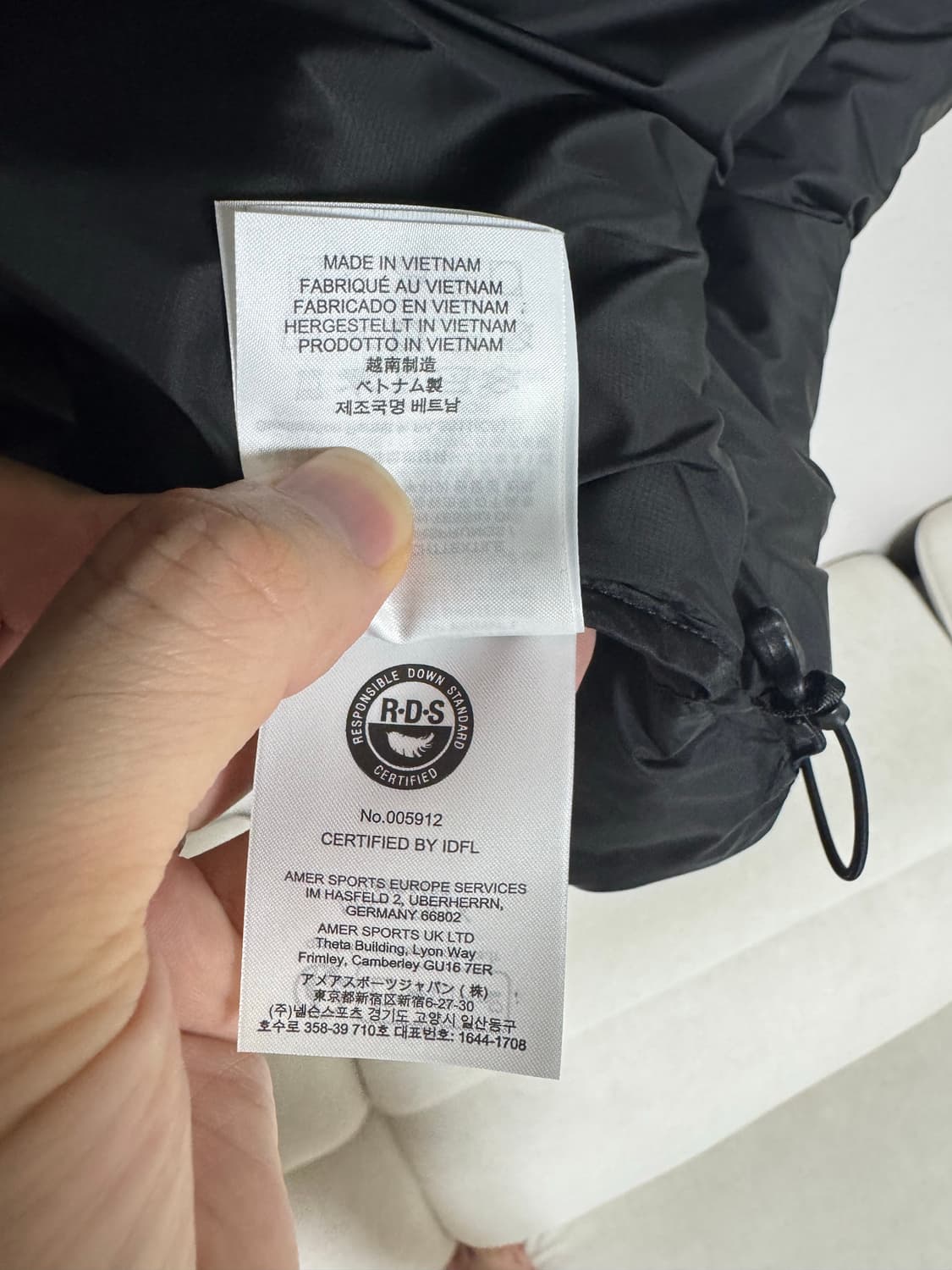 XL 아크테릭스 세륨 패딩